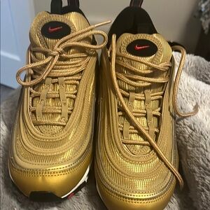 Brand new -in box-Nike Metallic Gold Sneakers
